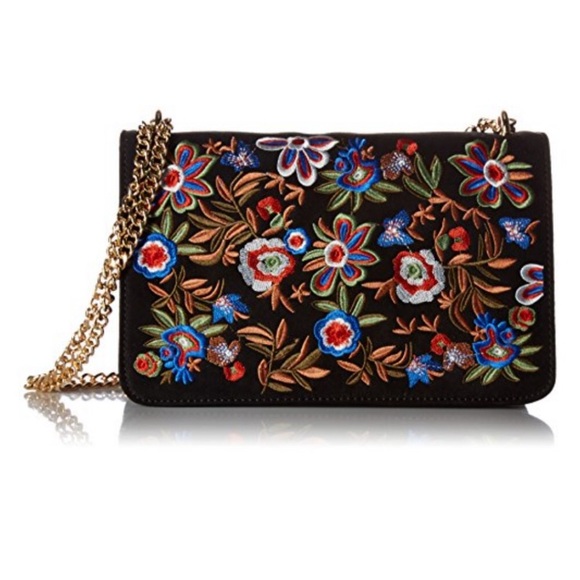 Aldo Handbags - Aldo Aferidia Floral Embroidered Crossbody Purse